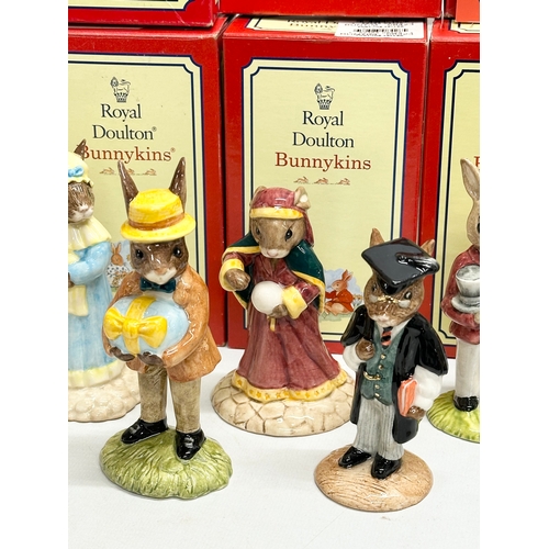 889 - 12 Royal Doulton Bunnykins. Limited Edition Mexican Bunnykins, Limited Edition Town Crier Bunnykins,... 