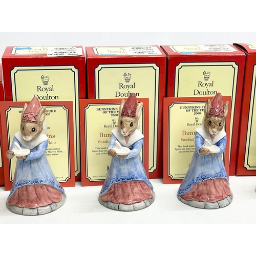 894 - 6 Royal Doulton Bunnykins. Wizard Bunnykins, Mystic Bunnykins, Sundial Bunnykins x3, Angel Bunnykins... 