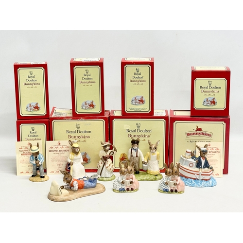 895 - 8 Royal Doulton Bunnykins. Limited Edition Ship Ahoy, Special Edition On Line Bunnykins, Limited Edi... 