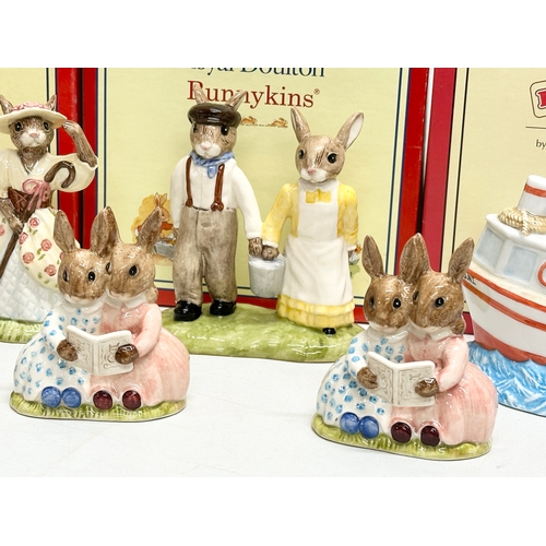 895 - 8 Royal Doulton Bunnykins. Limited Edition Ship Ahoy, Special Edition On Line Bunnykins, Limited Edi... 