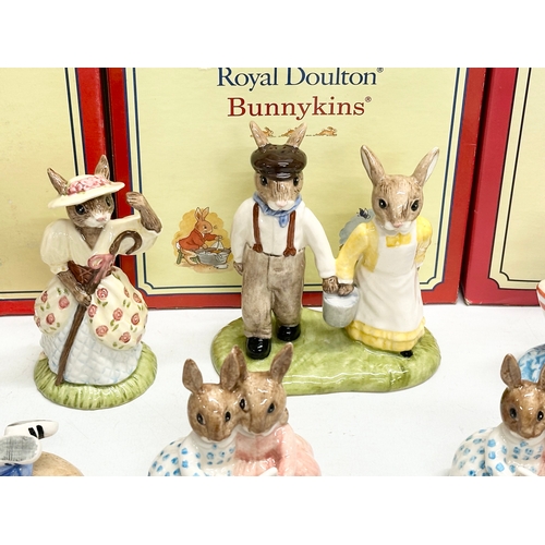 895 - 8 Royal Doulton Bunnykins. Limited Edition Ship Ahoy, Special Edition On Line Bunnykins, Limited Edi... 