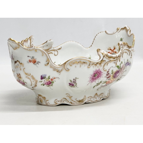 48 - Franziska Hirsch for Dresden. An Early 20th Century hand painted centrepiece bowl. By  Franziska Hir... 