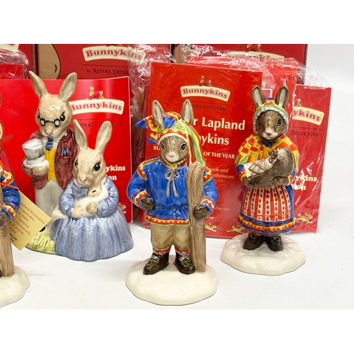 896 - 12 Royal Doulton Bunnykins. 4 Royal Doulton Bunnykins clowns, International Collectors Club, Clarenc... 