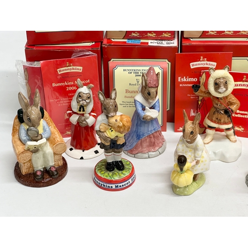 899 - 12 Royal Doulton Bunnykins. Limited Edition The American Heritage Collection Betsy Ross Bunnykins. L... 