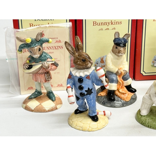 900 - 12 Royal Doulton Bunnykins. World War II Collection Land Girl Bunnykins. Limited Edition Eskimo Bunn... 