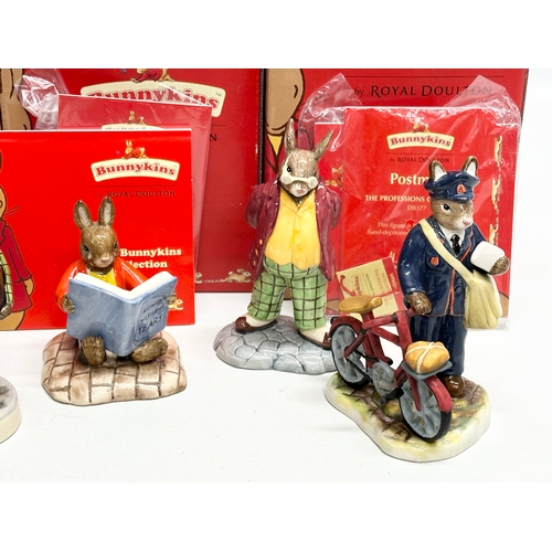 902 - 11 Royal Doulton Bunnykins. Limited Edition England Athlete Bunnykins Sydney 2000. Signed Milkman Bu... 