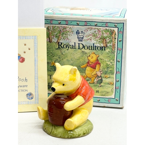 905 - Royal Doulton Winnie The Pooh. The Cooking Collection Head Chef Christopher Robin. Winnie The Pooh a... 