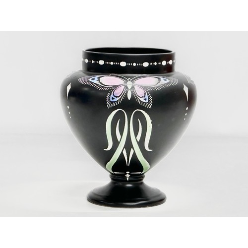 532 - A Early 20th Century “Butterfly” vase by Shelley. Circa 1916-1925. 16x18cm.