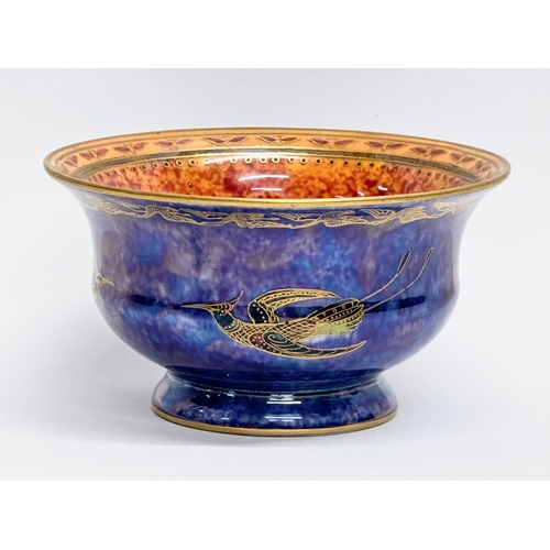 84 - Daisy Makeig Jones. A small 1920’s “Hummingbird” lustre bowl designed by Daisy Makeig Jones for Wedg... 