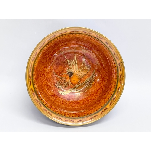 84 - Daisy Makeig Jones. A small 1920’s “Hummingbird” lustre bowl designed by Daisy Makeig Jones for Wedg... 