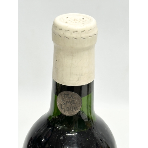 569 - A bottle of 1967 Chateau Rauzan Gassies wine.