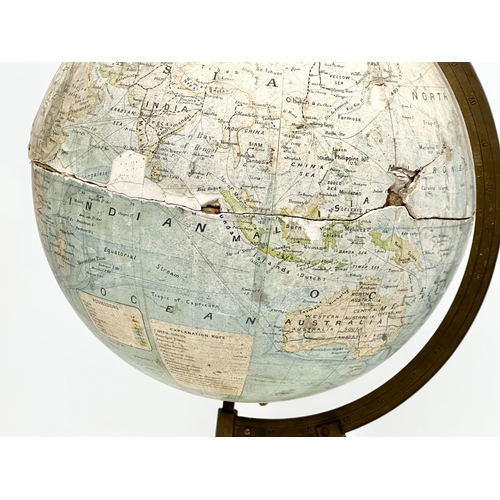 176 - An Early 20th Century Terrestrial Globe. Made in France. 54cm