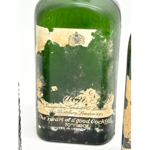 512 - Three 1920’s Gordon’s Special Dry London Gin bottles. 19cm