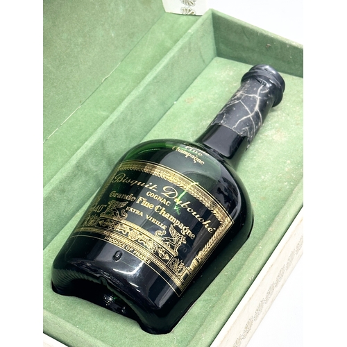 574 - A bottle of Bisquit Dubouche Cognac. Grande Fine Champagne. Extra Vielle. With original box.