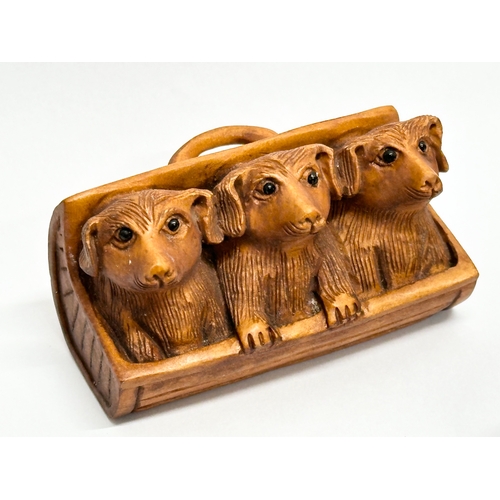 327 - 7 Japanese carved boxwood netsuke figures.