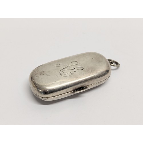 717 - An Early 20th Century silver coin holder. Birmingham, 1906. 29.1g