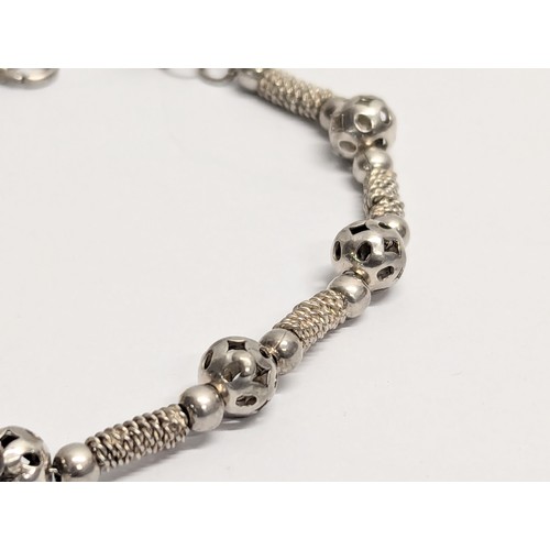 719 - A silver  bracelet, 9.35grams