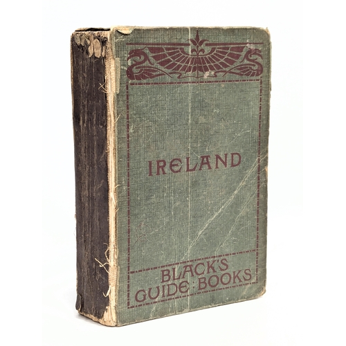 752 - Black's Guide To Ireland. 1912. Illustrated with maps and plans. Adam and Charles Black, London.