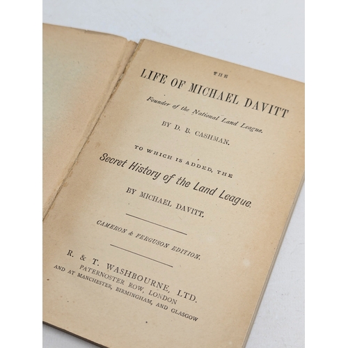 753 - The Life of Michael Davitt : Founder of The National Land League. By D. B. Cashman. To which is adde... 