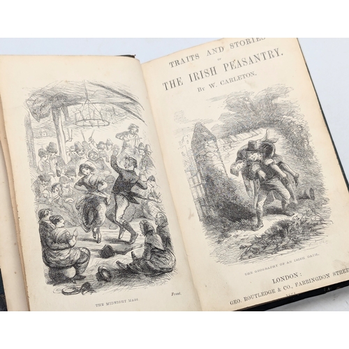 757 - Traits and Stories of The Irish Peasantry by William Carleton. 1854, London. George Routledge and Co... 