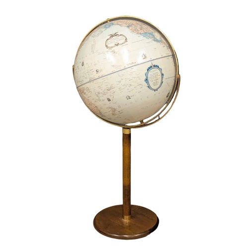 432 - A globe on stand. 90cm (9)