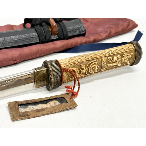 774 - A Samurai style sword. 45cm