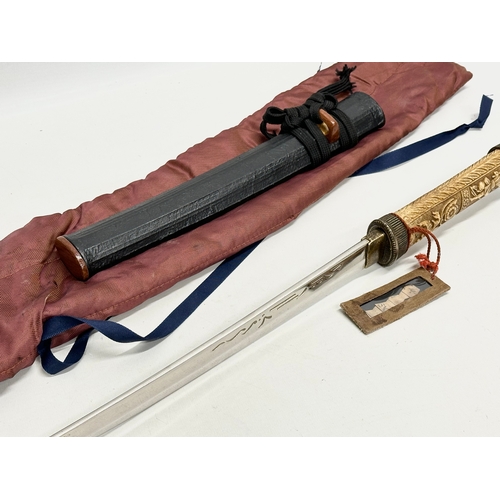 774 - A Samurai style sword. 45cm