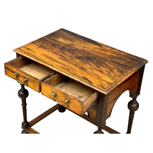 105 - A Late 19th Century William & Mary style coromandel wood lowboy. Circa 1880. 75x49x78cm. 3