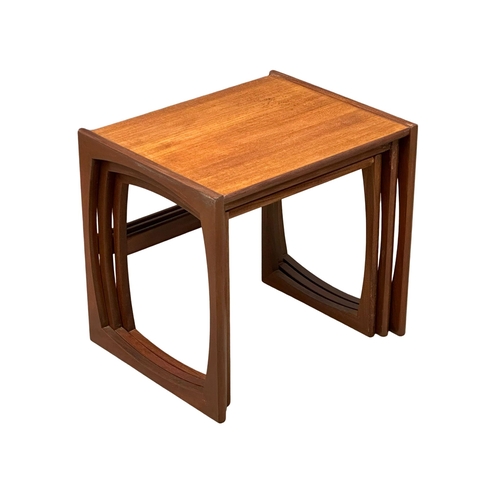 164 - A G-Plan “Quadrille” Mid Century teak nest of tables. Designed by Roger Bennett. (5)