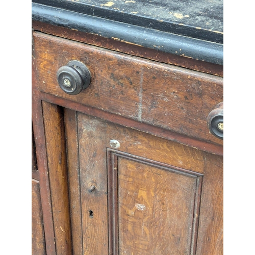 227 - A large Mid 19th Century Victorian pine Lancashire dresser wit original scumble finish. Circa 1860. ... 