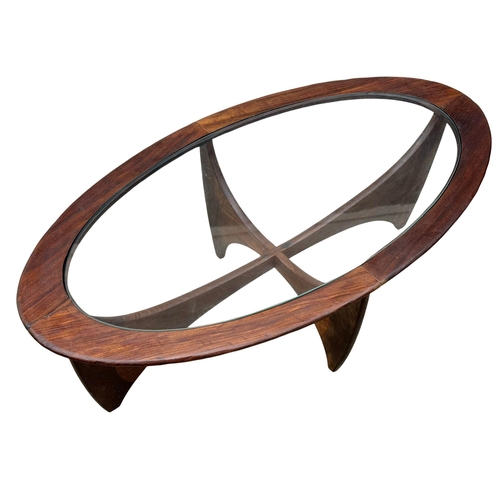 28 - A G-Plan “Fresco” Mid Century teak Astro coffee table. Designed by Victor Wilkins. 121.5x66x42cm (8)