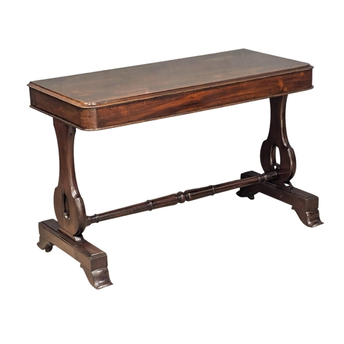 354 - A William IV rosewood military campaign table. 1