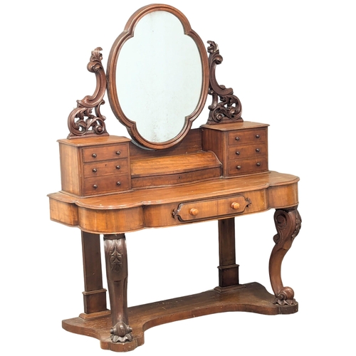 550D - A Mid 19th Century Victorian mahogany duchess dressing table on Cabriole legs. Circa 1860s. 122x50x1... 