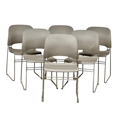 54 - Tom Newhouse for Herman Miller. A set of 6 'Limerick' chairs from Herman Miller designed by Tom Newh... 