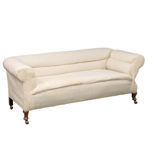 650 - A Late 19th century Victorian country house overstuffed sofa / couch. (10)