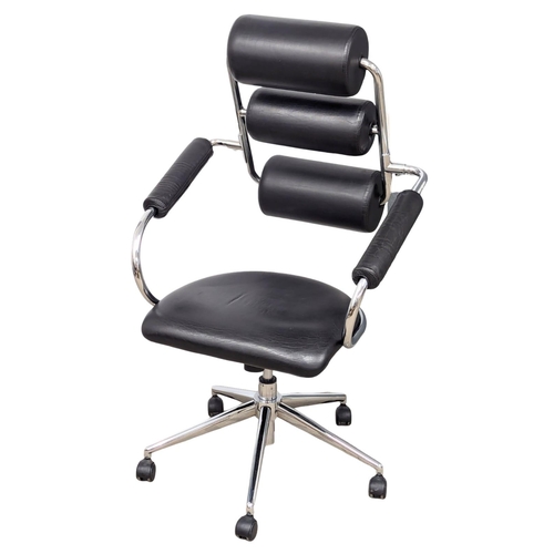 663 - A swivel orthopedic massage armchair. 2