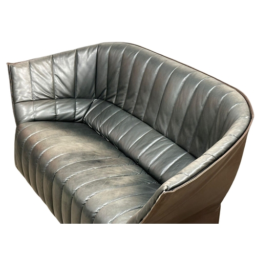 7 - Inga Sempe for Lignet Roset. A 4 piece “Moel” leather suite designed by Inga Sempe for Lignet Roset.... 