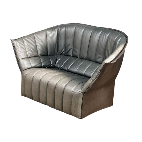 7 - Inga Sempe for Lignet Roset. A 4 piece “Moel” leather suite designed by Inga Sempe for Lignet Roset.... 