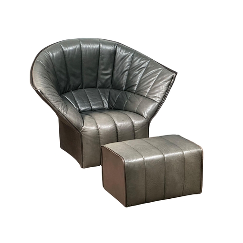 7 - Inga Sempe for Lignet Roset. A 4 piece “Moel” leather suite designed by Inga Sempe for Lignet Roset.... 