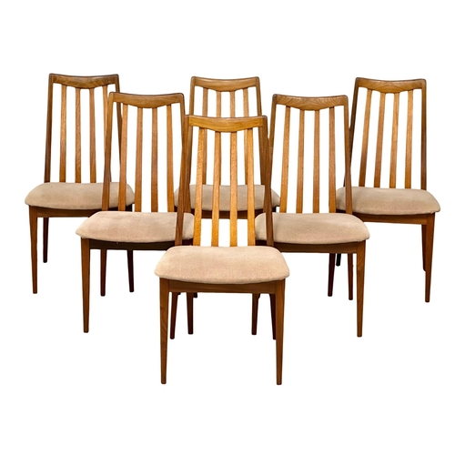 87 - A G-Plan “Fresco” Mid Century teak extending dining table and 6 chairs. Designed by Victor Wilkins. ... 