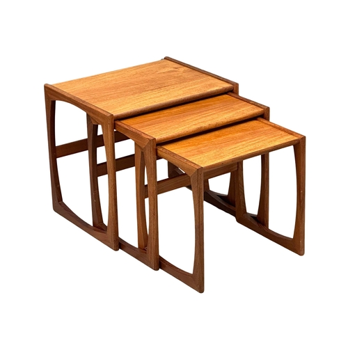 88 - A G-Plan “Quadrille” Mid Century teak nest of tables. Designed by Roger Bennett. (2)