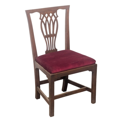 963 - A 19th Century Chippendale style mahogany chair with other. 5