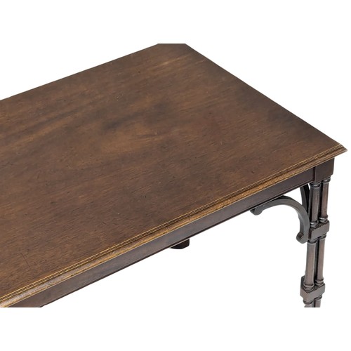 934 - A mahogany coffee table. 91x46x46cm. 6