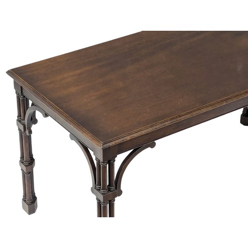 934 - A mahogany coffee table. 91x46x46cm. 6