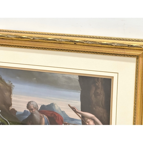 303 - A gilt framed print of “A Pagans Sacrifice” from the original painting by Garofalo. 77x55cm