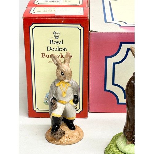 862 - Robin Hood Collection. A Royal Doulton Bunnykins “The Robin Hood Collection” 9 figurines and base. A... 