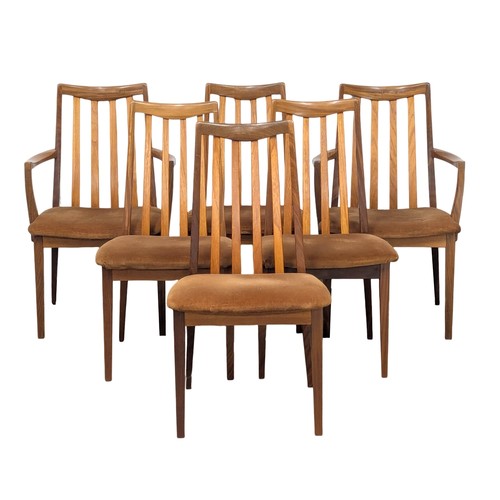 173 - A set of 6 G-Plan 'Fresco' Mid Century teak dining chairs designed by Victor Wilkins. (5)