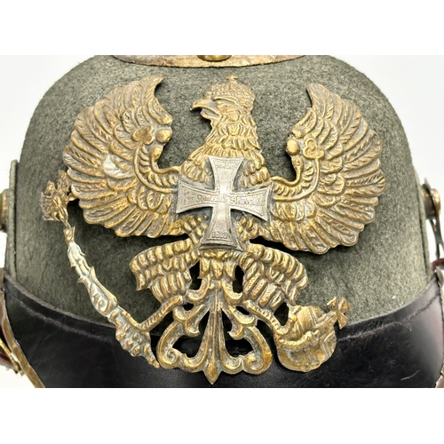 176 - A reproduction WWI German Picklehaube helmet.