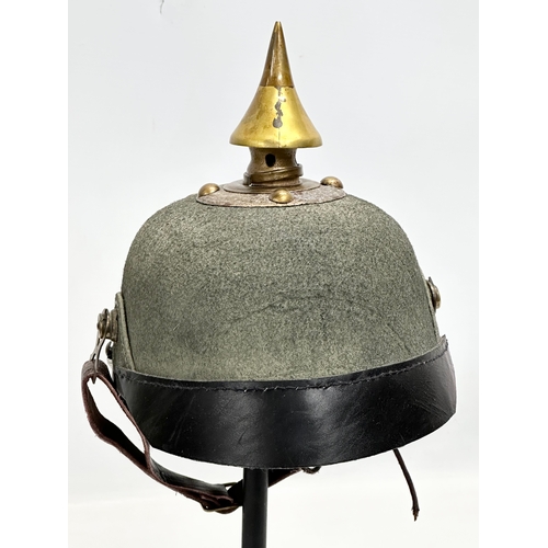 176 - A reproduction WWI German Picklehaube helmet.