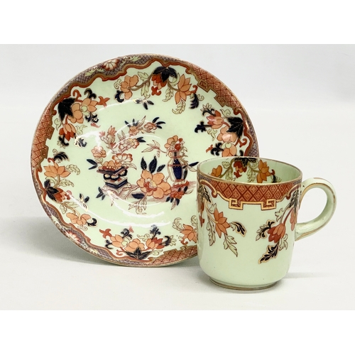 524 - Powell and Bishop. A Late 19th Century cup and saucer by Powell and Bishop. Circa 1876.